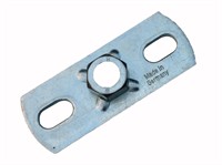 Flange til rørholdere M8 mm